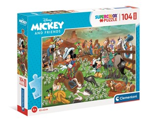 Picture of Puzzle 104 maxi super color Mickey&Przyjaciele 23759
