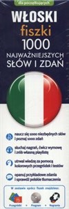 Obrazek Włoski fiszki 1000 najważniejszych słów i zdań + CD-ROM