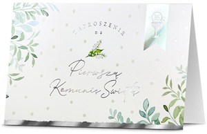 Obrazek Zaproszenie Komunia (5szt)