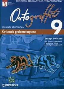 Picture of Ortograffiti 9 Zeszyt ćwiczeń Ćwiczenia grafomotoryczne Gimnazjum