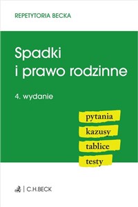 Picture of Spadki i prawo rodzinne Pytania Kazusy Tablice Testy