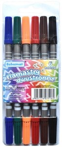 Picture of Flamastry dwustronne 6 kolorów