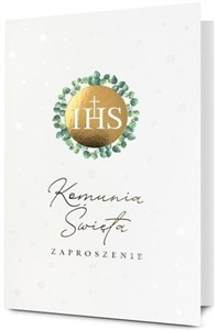 Obrazek Zaproszenie Komunia (5szt)