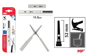 Obrazek Nożyczki kieszonkowe składane 11,5cm