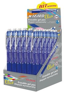 Picture of Długopis wymazywalny Wizard 0.7 niebieski (24szt)