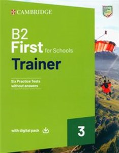 Obrazek B2 First For Schools Trainer 3 Trainer without Answers with Digital Pack