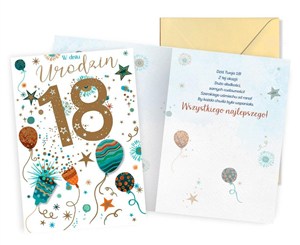 Picture of Karnet Urodziny 18