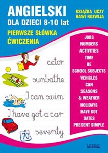 Picture of Angielski dla dzieci 8-10 lat Pierwsze słówka ćwiczenia