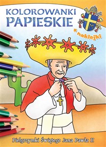 Obrazek Kolorowanki papieskie Pielgrzymki Świętego Jana Pawła II