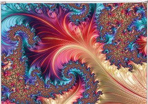 Picture of Koperta A4 z nadrukiem ZIP PP Fractal