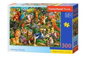 Obrazek Puzzle 300 Amazing Animals