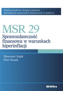 Picture of MSR 29 Sprawozdawczość finansowa w warunkach hiperinflacji