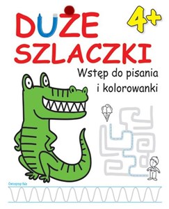 Picture of Duże szlaczki 4+ Wstęp do pisania i kolorowanki
