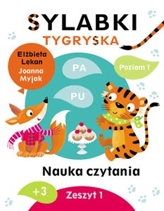 Obrazek Sylabki Tygryska. Nauka czytania Poziom 1. Zeszyt 1