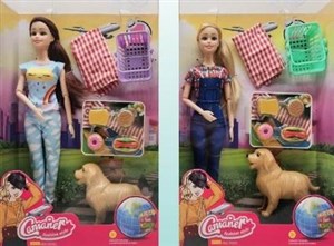 Picture of Lalka z psem - piknik MIX