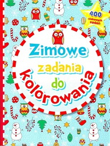 Obrazek Zimowe zadania do kolorowania