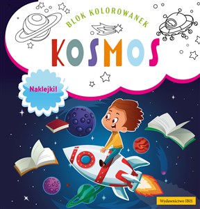 Picture of Blok kolorowanek Kosmos naklejki
