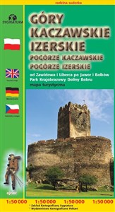 Obrazek Góry Kaczawskie Izerskie Pogórze Kaczawskie Pogórze Izerskie Od Zawidowa i Liberca po Jawor i Bolków Park Krajobrazowy Doliny Bobru 1:50 000