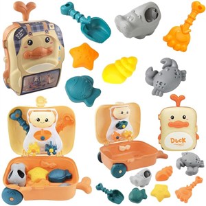 Obrazek Zestaw do piasku w walizce 8el