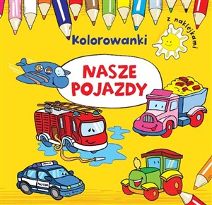 Picture of Nasze pojazdy Kolorowanki z naklejkami