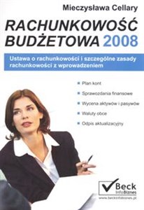 Obrazek Rachunkowość budżetowa 2008 Ustawa o rachunkowośći i szczególne zasady rachunkowości z wprowadzeniem