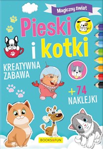 Picture of Magiczny Świat Pieski i kotki 74 naklejki     