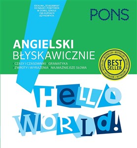 Picture of Angielski błyskawicznie Segregator językowy PONS Poziom A1-A2 Czasy i czasowniki, gramatyka, zwroty i wyrażenia, słowa
