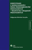 Korzystani... - Małgorzata Balwicka-Szczyrba -  Polish Bookstore 