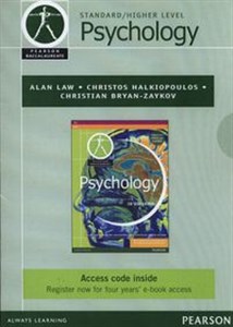 Picture of Pearson Baccalaureate Psychology Ebook access code