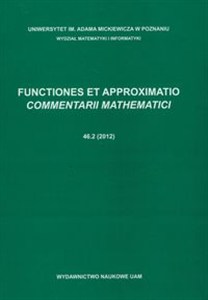 Picture of Functiones et approximatio Commentarii mathematici 46.2 (2012)