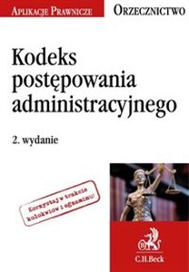Picture of Kodeks postępowania administracyjnego Orzecznictwo Aplikacje prawnicze