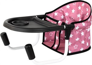 Picture of Siedzisko stołowe dla lalek różowe