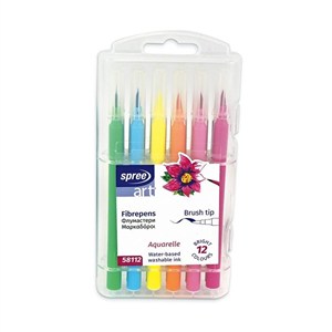 Picture of Flamasty pędzelkowe 12 kolorów