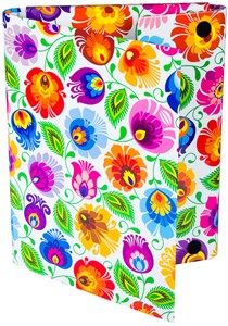 Picture of Teczka skrzydłowa fol łowicka biała