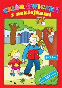 Obrazek Zbiór ćwiczeń z naklejkami 5-7 lat
