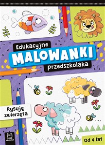 Picture of Edukacyjne malowanki przedszkolaka Rysuję zwierzęta