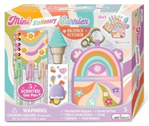 Obrazek Zestaw miniaturek z mini-plecaczkiem Kwiaty