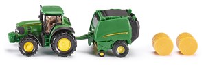 Obrazek Traktor John Deere z prasą