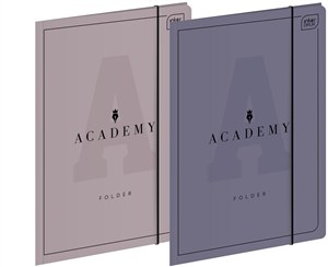 Obrazek Teczka z gunką A4+ Academy (10szt)