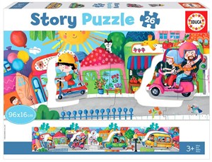 Picture of Puzzle 26 Miejskie pojazdy (panorama) G3