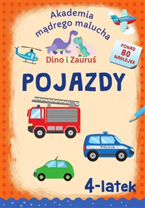 Picture of Akademia Mądrego Malucha Dino i Zauruś 4-latek Pojazdy