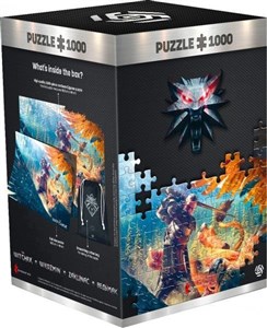 Obrazek Puzzle 1000 Wiedźmin: Griffin Fight