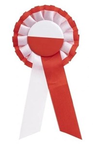 Picture of Kotylion biało-czerwony