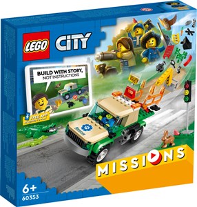 Obrazek LEGO City Misje ratowania dzikich zwierząt 60353