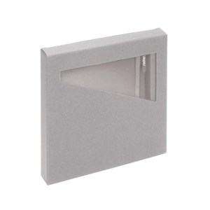 Picture of Notes z długopisem A6 w pudełku, szary, wnętrze: kratka, kropki i linia