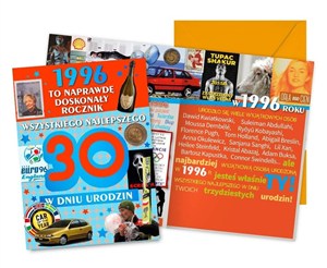 Picture of Karnet Urodziny 30