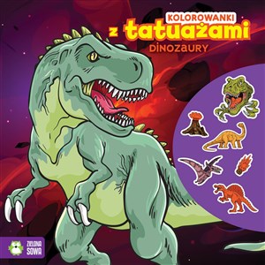 Obrazek Kolorowanki z tatuażami Dinozaury