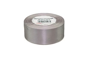 Picture of Wstążka satynowa srebrna 38mmx32m