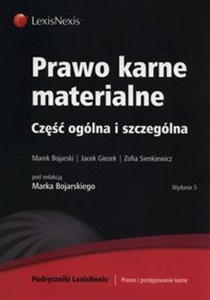 Picture of Prawo karne materialne Część ogólna i szczególna