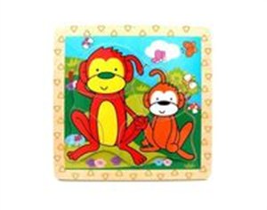 Picture of Układanka drewniana Małpki
